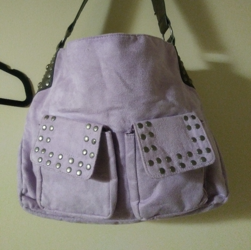 New York & Company)( Suede Purple handbag